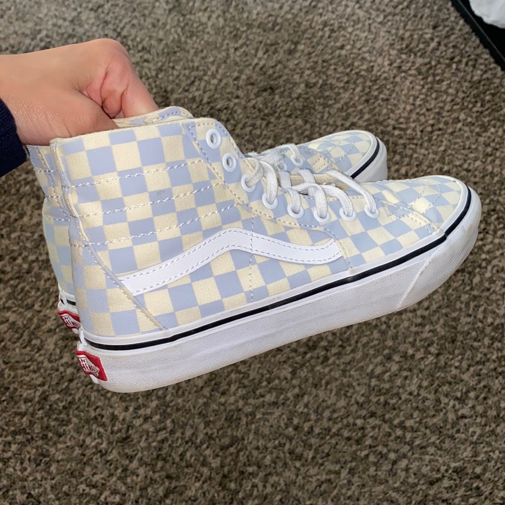 ‼️READY TO SHIP‼️Checkered Vans Sk8-Hi Shoes